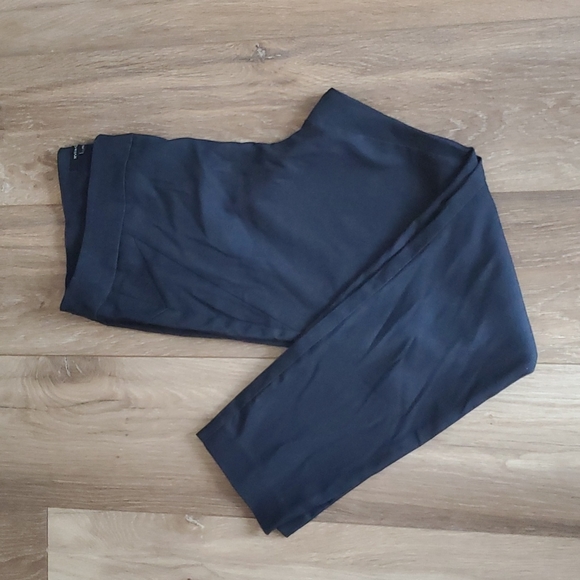 EUC RW&Co stretch skinny dress pants, size XL, heathered navy blue - Picture 2 of 6